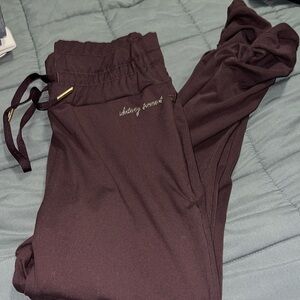Maroon Whitney Simmons leggings